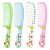 Фото Инструменты и аксессуары Детский гребень для волос среднезубый с ручкой Christian CLR-279 MIX (green,white,blue,pink)
