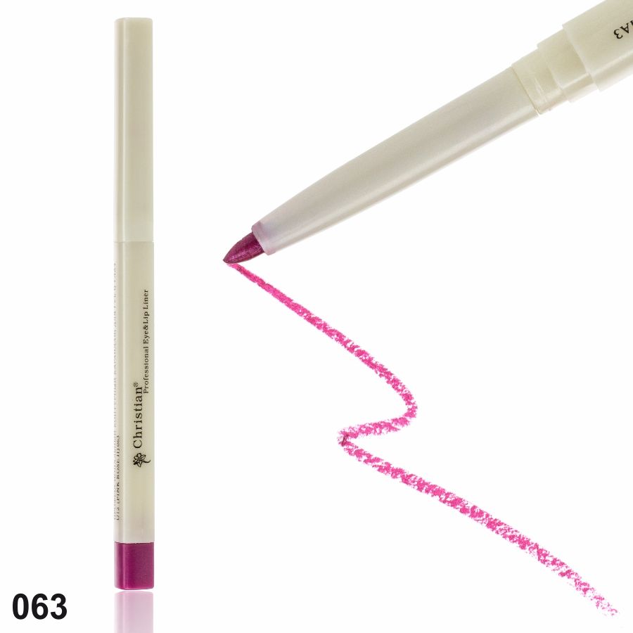 Фото Декоративная косметика Christian Автоматический карандаш для губ art 12 № 63 Pink rose 1