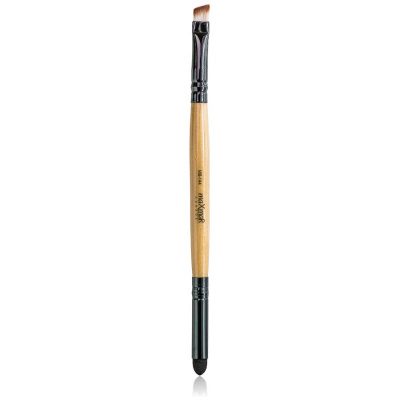 Фото maXmaR Двусторонняя скошенная кисть для макияжа бровей и спонж для растушевки карандаша  №144 maXmaR