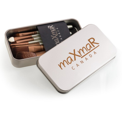 Фото Набор кисточек для макияжа из 7 инструментов в металлическом футляре maXmaR maXmaR